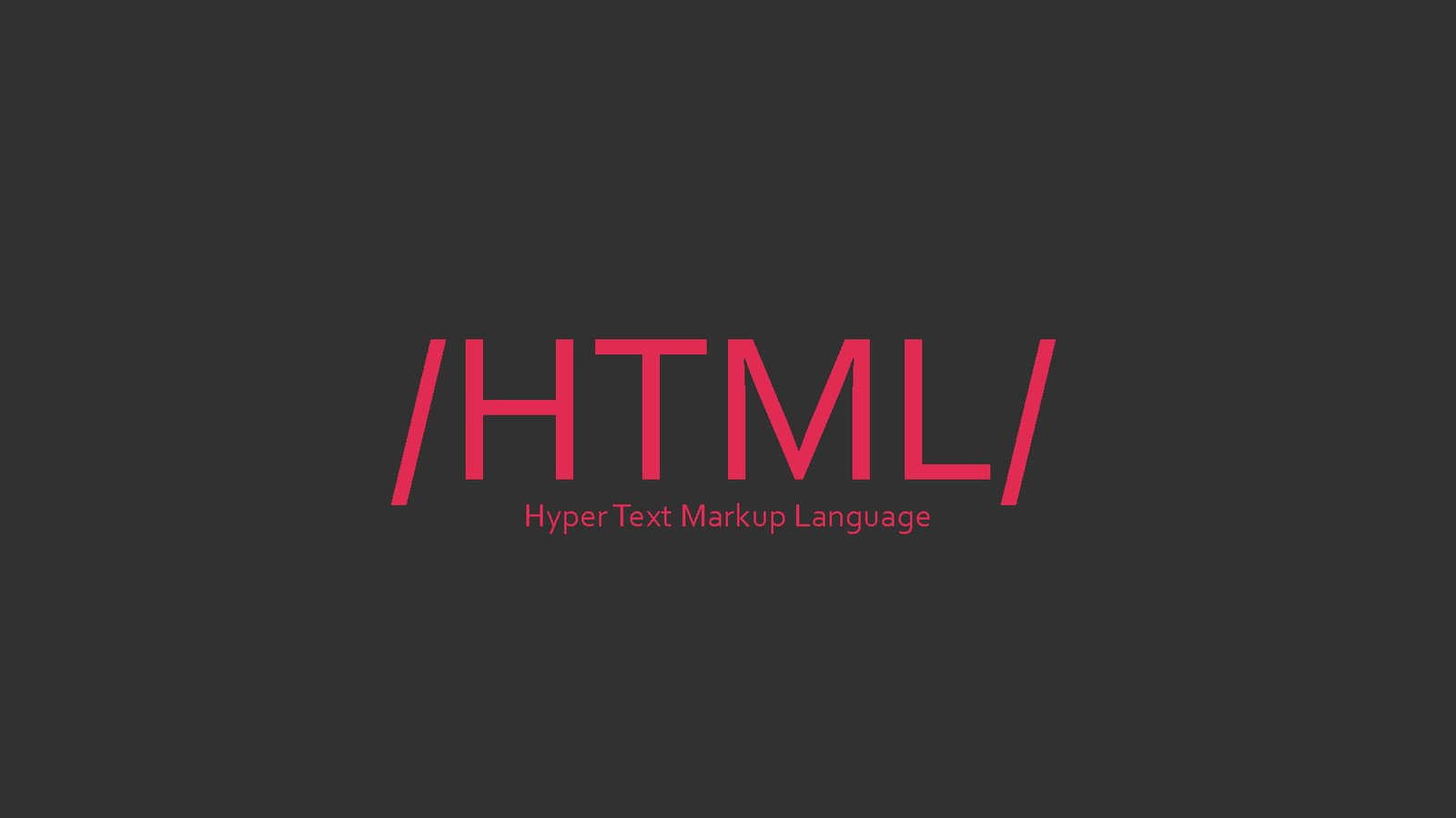 HTML